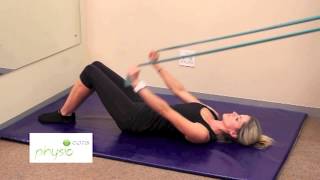 CERVICAL FLEXION IN SUPINE WITH CORE ACTIVATION [upl. by Mabelle198]