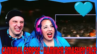 Cannibal Corpse  Hammer Smashed Face  THE WOLF HUNTERZ Reactions [upl. by Corotto]