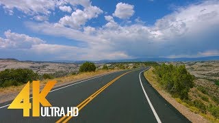 4K Scenic Byway 12  All American Road in Utah USA  5 Hour of Road Drive with Relaxing Music [upl. by Airdnat290]