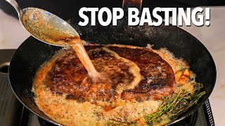 Why I STOP basting my steaks with BUTTER [upl. by Dearr202]