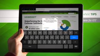 SecureAnywhere for iOS  A Webroot How To Video [upl. by Ruscher]