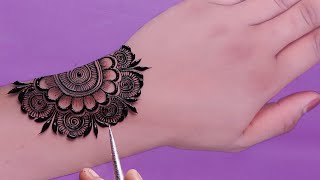 eid stylish back hand mehndi design  Eid mehndi design  mehndi ka design  mehndi design  mehndi [upl. by Rind]