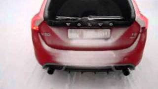 Volvo V60 T6 AWD 2011 exhaust sound [upl. by Cordle]