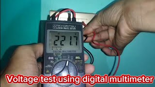 How to test Convenience outlet using digital multimeter shortvideoelectricalshortsfeed [upl. by Azarria754]