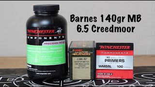 65 Creedmoor Barnes 140gr Match Burner Staball 65 [upl. by Otxis]