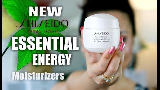 SHISEIDO New ESSENTIAL ENERGY Moisturizing Gel amp Creams Review [upl. by Aniala958]