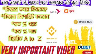 যারা এজেন্ট আছেন তাদের জন্য আজকের এই পুরো ভিডিও  Master agent important video melbet binacedolar [upl. by Aehc]