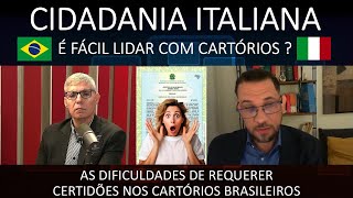 CIDADANIA ITALIANA  CERTIDÕES NOS CARTÓRIOS [upl. by Rosalba423]