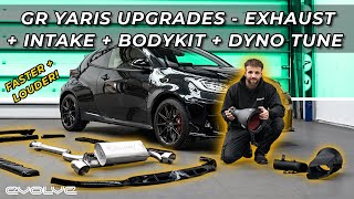 GR Yaris Upgrades Dyno Tuning  Aulitzky Exhaust  Eventuri Carbon Intake  Giacuzzo Bodykit [upl. by Arras]