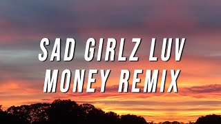 Amaarae  Sad Girlz Luv Money Remix Lyrics ft Kali Uchis amp Moliy [upl. by Aynot]