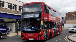 London Bus Route 607  Uxbridge to White City  Subtitles [upl. by Dudden]