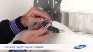 Video Installazione Monosplit Samsung [upl. by Adnarb7]