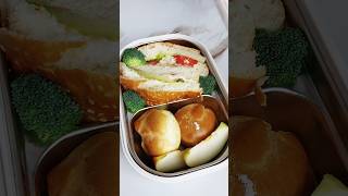 ASMR🎧Lets make bento with me🍔🧁🍎asmr lunchbox bento short food ideas tastyfoodsatisfying [upl. by Ariak]