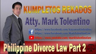 KR Philippine Divorce Law Part 2 [upl. by Bryner]