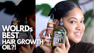 BEST HAIR GROWTH OIL  Using Castor Oil to Growth Damaged Hair [upl. by Katherine]