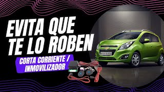 Como instalar un corta corriente  inmovilizador a un chevrolet beat [upl. by Mikah420]