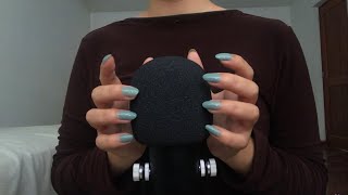 asmr fast and aggressive mic tapping and scratching [upl. by Aerdnaz]