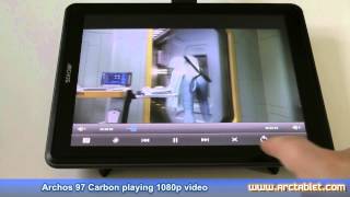 Archos 97 Carbon 1080p video test [upl. by Hgielra985]