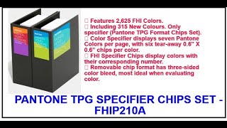 FHIP210A PANTONE TPG Color Specifier [upl. by Piane]