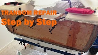 Transom Repair Made EASY  Step by Step [upl. by Getraer]