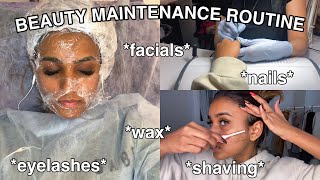 My Monthly Maintenance Routine nails  facials  waxing etc [upl. by Hercules164]