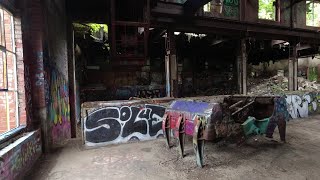 Exploring an Abandoned Factory  Walking Tour  Urban Exploration  4K [upl. by Reave]