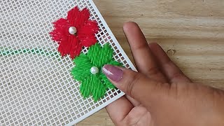 DIY HEART❤️SHAPE🌼 CANVAS DESIGN🌹 handfandesigncanvasedesignpinkyyfashionnetpardakarwachauth [upl. by Mahau]