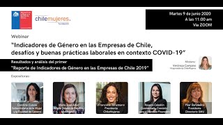 Webinar quotIndicadores de Género en las Empresas de Chilequot [upl. by Tzong]