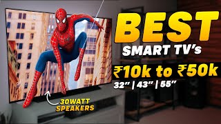 Best Smart TV Under ₹10000 ₹20000 ₹30000 to ₹50000 in India 2025🔥best 43quot 55quot 32quot Smart TV [upl. by Yslehc]