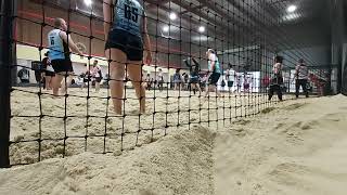 Rebound Beach Volleyball Prem Div 3 Scorpions Cordial 270724 Scorpions Cordial v Vikings Skuta [upl. by Ashby236]