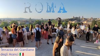 Terrazza Belvedere Aventino  Giardino degli Aranci di Roma Italia roma italia rome italy [upl. by Ettolrahs]