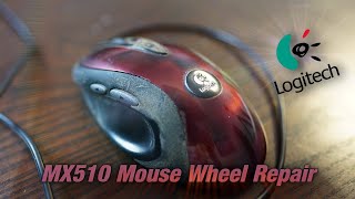 Logitech MX510 Mouse Wheel Repair and Cleaning [upl. by Netty415]