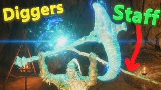 How to use diggers staff elden ring [upl. by Eelyram]