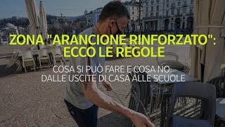 Zona «arancione rinforzato» ecco le regole [upl. by Ress982]