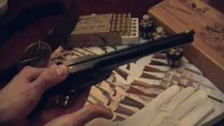 Schofield Revolver Reproduction by Uberti Unloading and loading [upl. by Nojel]