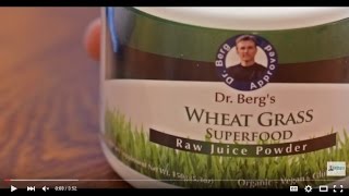 Dr Bergs Raw Wheat Grass Juice Powder how to use it [upl. by Nysilla]