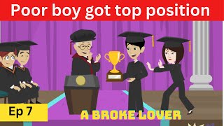 A broke lover part 7  English story  Learn English  English animation  Talk It Easy [upl. by Yenettirb]