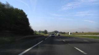 Driving On The M5 From J27 Tiverton To J28 Honiton England 19th August 2011 [upl. by Moulden]