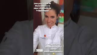 Chef Carolina Sánchez en la gran Final de Masterchef España [upl. by Ordisi]