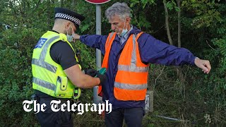 M25 protests Insulate Britain hold fourth demonstration in a week [upl. by Aynotel]