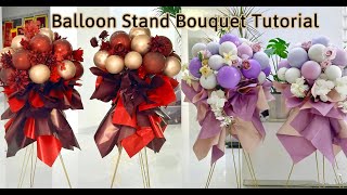 Party Decoration Balloon Stand Bouquet Tutorial PARTYLANDUP [upl. by Orson]