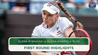 Former Champion finds her form  Elena Rybakina vs ElenaGabriela Ruse  Highlights  Wimbledon 2024 [upl. by Ellimac]