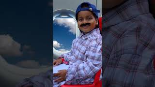 Wo dekh pappa ka plane ja ra 😂 shorts comedyshorts funnyshorts [upl. by Brause]