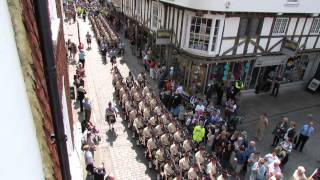 5 Scots marching into Canterbury Cathedral [upl. by Damalus]