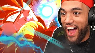 SSJ4 Gogeta VS SSB Gogeta DRAMATIC FINISH 🔥 REACTION Dragon Ball FighterZ [upl. by Laurens698]