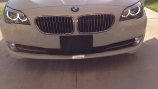 BMW 5 series Fog Light Bulb Replacement and Upgrade to LED DIY [upl. by Silverman]