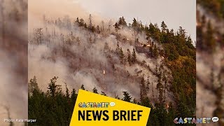 Lightning storm sparks 9 South Okanagan fires [upl. by Atibat]