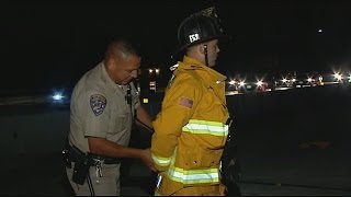 CHP officer handcuffs Chula Vista Firefighter caught on camera by CBS 8 [upl. by Georges]