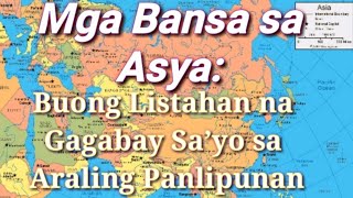 Mga Bansa Sa Asya [upl. by Aronos405]