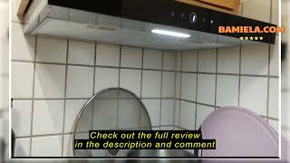 Review FIREGAS Under Cabinet Extractor Hood 60 cm Extraction and Recirculation 60 cm Visor Cooker [upl. by Esorrebma]